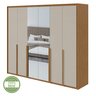 Guarda-roupa 6 Portas 6 Gavetas 100% Mdf Imperatore com Espelho - 11