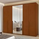 Ver imagem 2 de Guarda-roupa 6 Portas 6 Gavetas 100% Mdf Imperatore com Espelho