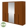 Guarda-roupa 6 Portas 6 Gavetas 100% Mdf Imperatore com Espelho - 11