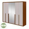 Guarda-roupa 6 Portas 6 Gavetas 100% Mdf Imperatore com Espelho - 11