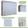 Guarda-roupa 6 Portas 6 Gavetas 100% Mdf Detroid com Pés - 5
