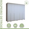 Guarda-roupa 6 Portas 6 Gavetas 100% Mdf Detroid com Pés - 4