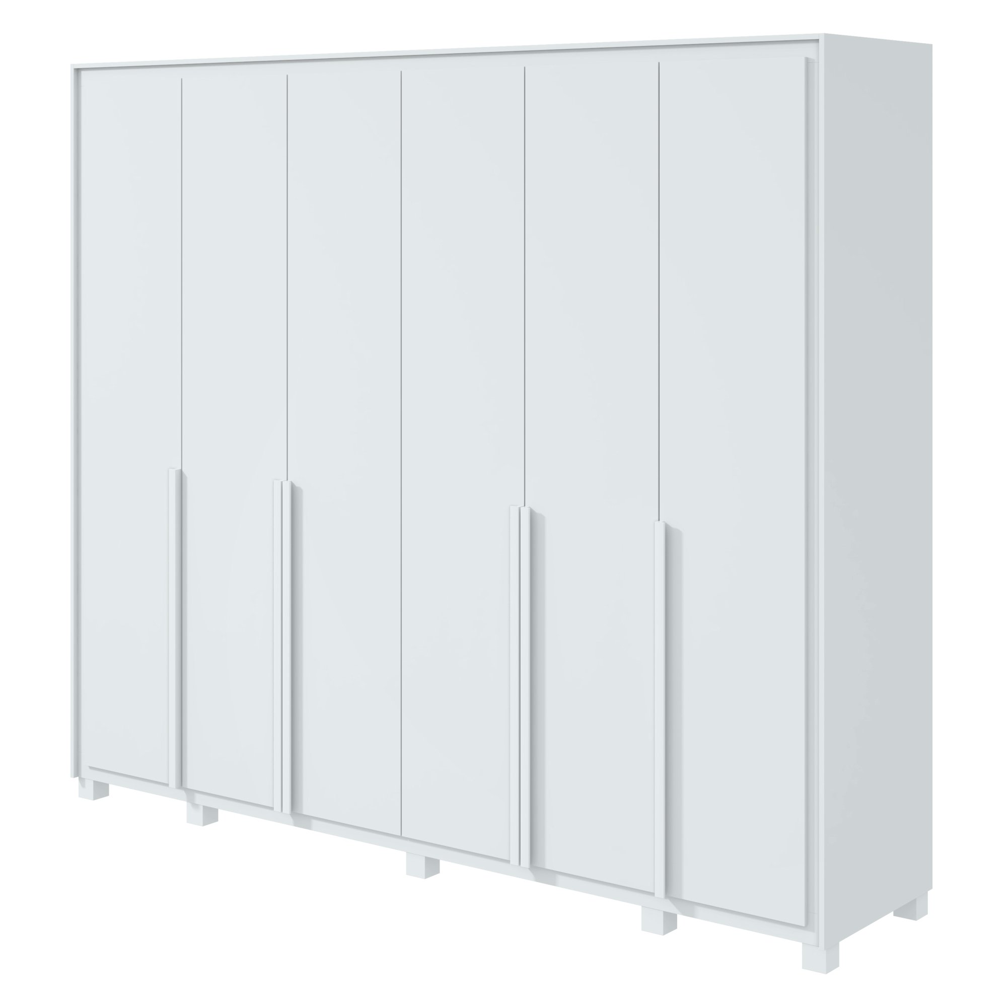 Guarda-roupa 6 Portas 6 Gavetas 100% Mdf Detroid com Pés  - 12