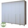 Guarda-roupa 6 Portas 6 Gavetas 100% Mdf Detroid com Pés - 14