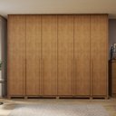 Ver imagem 1 de Guarda-roupa 6 Portas 6 Gavetas 100% Mdf Detroid com Pés