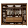 Guarda-roupa 6 Portas 6 Gavetas 100% Mdf Detroid com Pés - 7