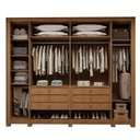 Ver imagem 7 de Guarda-roupa 6 Portas 6 Gavetas 100% Mdf Detroid com Pés