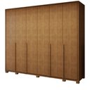 Ver imagem 2 de Guarda-roupa 6 Portas 6 Gavetas 100% Mdf Detroid com Pés