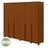 Guarda-roupa 6 Portas 6 Gavetas 100% Mdf Imperatore com Pés - 11