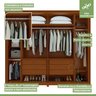 Guarda-roupa 6 Portas 6 Gavetas 100% Mdf Imperatore com Pés - 5