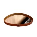 Ver imagem 2 de Bandeja de Vidro Decorativa Espelhada em Couro - 30x40cm