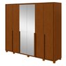 Guarda-roupa 6 Portas 6 Gavetas 100% Mdf Imperatore com Espelho e com Pés - 13