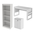 Ver imagem 1 de Conjunto para Escritório 3 Peças Branco Tecnomobili