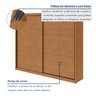 Guarda-roupa Casal 2 Portas 6 Gavetas 100% Mdf Toronto - 9