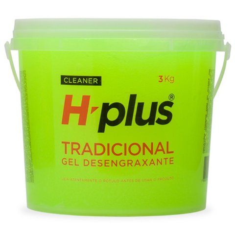 Desengraxante em Gel H Plus para Limpar As Mãos 3kg (verde)