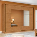 Ver imagem 2 de Guarda-roupa Casal 2 Portas 6 Gavetas 100% Mdf Toronto com Espelho