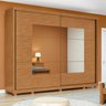 Guarda-roupa Casal 2 Portas 6 Gavetas 100% Mdf Toronto com Espelho e com Pés - 2