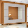Guarda-roupa Casal 2 Portas 6 Gavetas 100% Mdf Toronto com Espelho e com Pés - 16