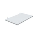 Ver imagem 1 de 1 Prateleira Branca 50X30 Com Suporte Flutuante Mdf  Organizadora Decoração Cozinha Quarto Banheiro