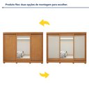 Ver imagem 4 de Guarda Roupa  Nice 3 Portas 4 Gavetas com Espelho e com Pés