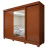 Guarda Roupa  Nice 3 Portas 4 Gavetas com Espelho e com Pés - 2