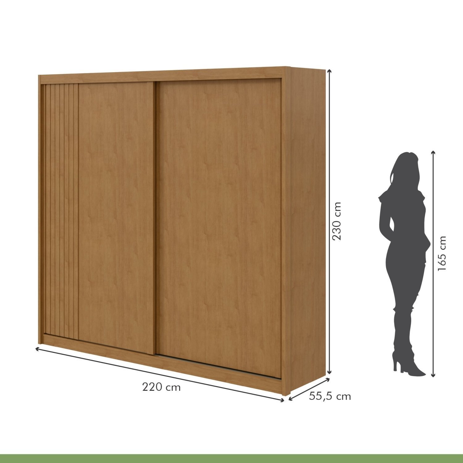 Guarda-roupa Casal 100% Mdf 2 Portas 4 Gavetas Velaris - 4