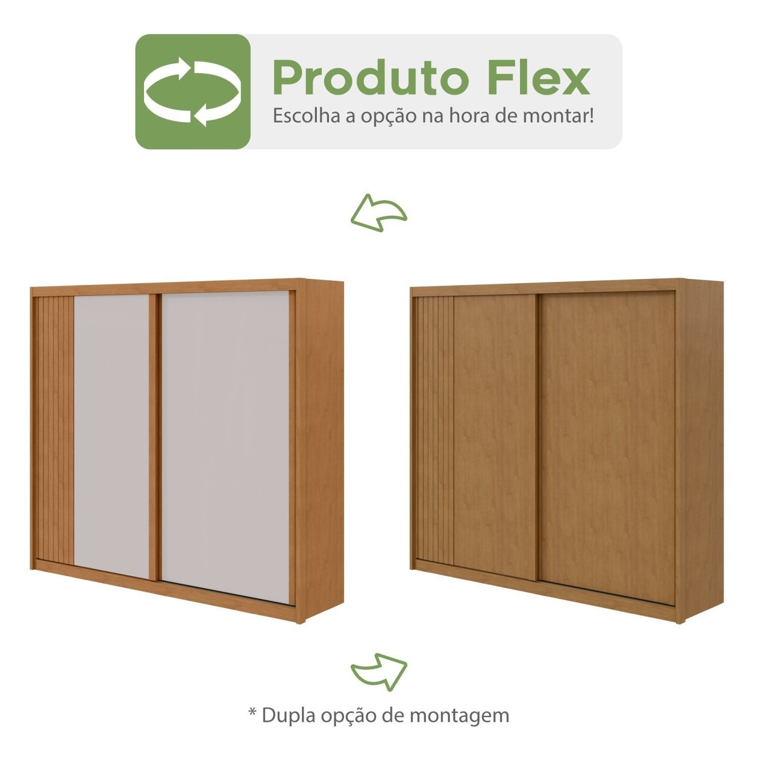 Guarda-roupa Casal 100% Mdf 2 Portas 4 Gavetas Velaris - 6