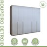 Guarda-roupa 6 Portas 6 Gavetas 100% Mdf Detroid - 4