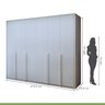 Guarda-roupa 6 Portas 6 Gavetas 100% Mdf Detroid - 3