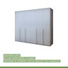 Guarda-roupa 6 Portas 6 Gavetas 100% Mdf Detroid - 16