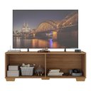 Ver imagem 4 de Rack Tv até 50 Polegadas com Espelhos 4 Portas Multimóveis Mp1083 Rustic/natural