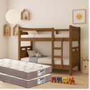 Ver imagem 1 de Beliche Adulto ou Infantil com 02 Colchões D33 Robusta, Segura e com Acabamento de Alta Durabilidade