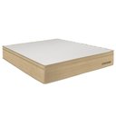 Ver imagem 4 de Cama Box com Colchão Queen Poli Ortopillow D33 Ortoclass Espuma Malha Lacê Bege Courino Branco
