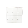 Guarda Volume Locker em Madeira 6 Portas Academia Armario Escaninhho Locker Escritorio Escola Comerc - 3