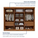 Ver imagem 6 de Guarda-roupa 6 Portas 4 Gavetas Bertha com Espelho
