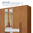 Ver imagem 7 de Guarda-roupa 6 Portas 4 Gavetas Bertha com Espelho