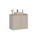 Ver imagem 3 de Gabinete Nature 75cm Estilare Gab4011 Nude-carvalho