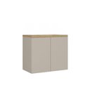 Ver imagem 2 de Gabinete Nature 75cm Estilare Gab4011 Nude-carvalho