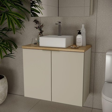 Gabinete Nature 75cm Estilare Gab4011 Nude-carvalho