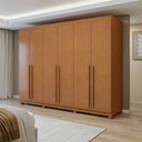 Ver imagem 1 de Guarda-roupa 6 Portas 4 Gavetas Bertha com Pés