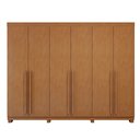 Ver imagem 2 de Guarda-roupa 6 Portas 4 Gavetas Bertha com Pés