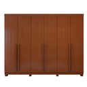 Ver imagem 2 de Guarda-roupa 6 Portas 4 Gavetas Bertha com Pés