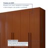 Guarda-roupa 6 Portas 4 Gavetas Bertha com Pés - 13