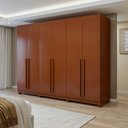 Ver imagem 1 de Guarda-roupa 6 Portas 4 Gavetas Bertha com Pés