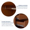 Guarda-roupa 6 Portas 4 Gavetas Bertha com Pés - 9