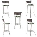 Ver imagem 5 de Banqueta Alta Bistrô em Alumínio, Fibra e Tecido Impermeável Tc Zanutto 4 Unidades Tabaco