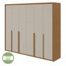 Guarda-roupa 6 Portas 6 Gavetas 100% Mdf Imperatore - 11