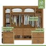 Guarda-roupa 6 Portas 6 Gavetas 100% Mdf Imperatore - 6