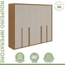 Guarda-roupa 6 Portas 6 Gavetas 100% Mdf Imperatore - 3
