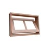 Janela Banheiro 40x60x12 Modelo Quadriculado - 1